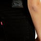 Women's Black Wedgie Bootcut Fit Mid Rise Jeans - Detail View