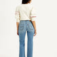 Women's Blue Wedgie Bootcut Fit Mid Rise Jeans - Back View