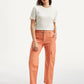 Women's 94 Orange Baggy Fit Mid Rise Jeans - Front View