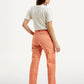 Women's 94 Orange Baggy Fit Mid Rise Jeans - Back View