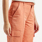 Women's 94 Orange Baggy Fit Mid Rise Jeans - Detail View