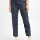 Women's Mid Rise Navy Cargo Jeans - 5ad5d4c1-8872-4afa-9a4d-b7b37dd36c73 View