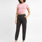 Women's Mid Rise Brown Cargo - StyleShot View