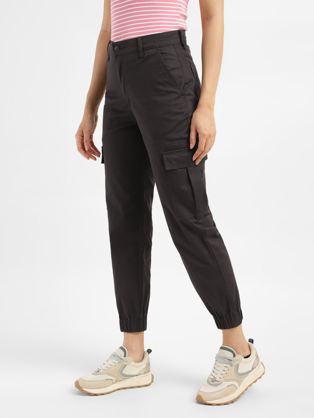 Women's Mid Rise Brown Cargo - ac5b7d12-597b-42b3-b1ed-4b63c0444e71 View