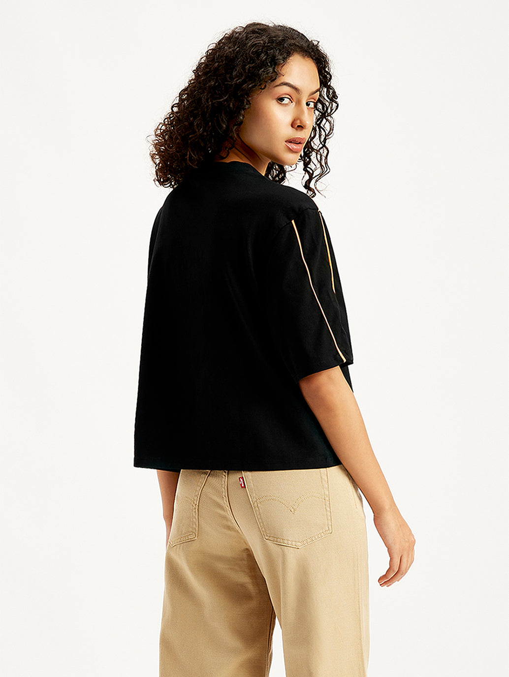 Women's Typographic Print Loose Fit T-Shirt - f21f4537-6bbe-4110-a97c-30207cb719d2 View