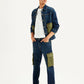 Men's 541 Tapered Fit Navy Cargo Jeans - Styleshot View