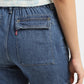 Women's Blue Bootcut Fit High Rise Jeans - BackDetails View