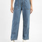 Women's 94 Blue Baggy Wide Leg Fit Mid Rise Jeans - 11d977a3-c460-4dd6-90c8-4d48ded8cd71 View
