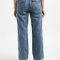 Women's 94 Blue Baggy Wide Leg Fit Mid Rise Jeans - 38aefdf0-ae3a-4256-81f9-bbefeddc85eb View