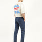 Men's 511 Slim Fit Navy Cargo Trousers - Back View