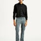 Men's Grey Slim Fit Cargo Trousers - Front View