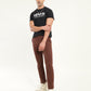 Men's 511 Slim Fit Brown Trousers - Styleshot View