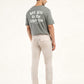Men's Cream Slim Fit Chinos - 63633c2a-88b9-4986-b873-1043c9f43ec1 View