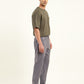 Men's Relaxed Fit Grey Jogger Cargos - Side View