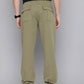 Men's Relaxed Fit Olive Green Jogger Cargos - 3 View