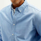 Men's Solid Dyed Slim Fit Shirt - Detail View