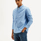 Men's Solid Dyed Slim Fit Shirt - Side View