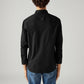 Men's Solid Slim Fit Oxford Shirt - Back View