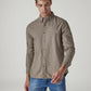 Men's Solid Slim Fit Oxford Shirt - Styleshot View