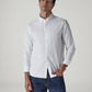 Men's Solid Slim Fit Oxford Shirt - Styleshot View