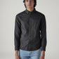 Men's Solid Slim Fit Oxford Shirt - Front View
