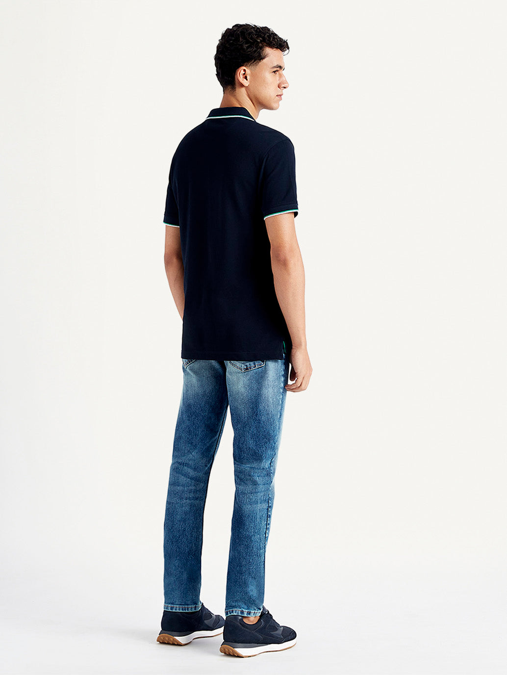 Men's Colorblock Slim Fit Polo T-Shirt - b19202b1-62f9-4646-9c9e-80017183659a View