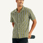 Men's Striped Regular Fit Camp Shirt - Styleshot View