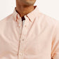 Men's Solid Dyed Slim Fit Shirt - Detail View