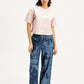 Women's Solid Light Pink Round Neck Top - Styleshot View