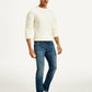 Men's 65504 Blue Skinny Fit Mid Rise Jeans - Side View