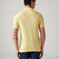 Men's Solid Slim Fit Polo T-Shirt - Back View