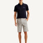 Men's Grey Tapered Shorts - Front View