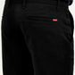 Men's Black Tapered Shorts - Detail View