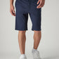 Men's 541 Navy Athletic Tapered Fit Mid Rise Shorts - Front View