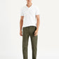 Men's Green Tapered Chinos - Front View
