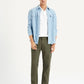 Men's Green Tapered Chinos - Styleshot View