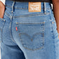 Women's Blue Mile High Wide Leg Fit High Rise Jeans - Detail View