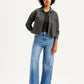 Women's Blue Mile High Wide Leg Fit High Rise Jeans - Styleshot View