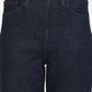 Women's Redloop Mid Rise Navy Bootcut Trousers - Detail View