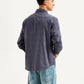 Men's Redloop Checkered Spread Collar Shirt - Back View
