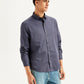 Men's Redloop Checkered Spread Collar Shirt - Side View