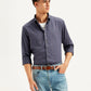 Men's Redloop Checkered Spread Collar Shirt - Styleshot View