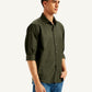 Men's Redloop Checkered Spread Collar Shirt - Side View