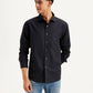 Men's Redloop Solid Slim Fit Shirt - Front View