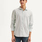Men's Redloop Striped Slim Fit Shirt - Front View