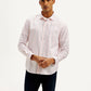 Men's Redloop Striped Slim Fit Shirt - Front View