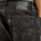 Men's 505 Black Straight Fit Mid Rise Jeans - 20 View