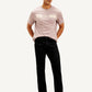Men's 505 Black Straight Fit Mid Rise Jeans - Front View
