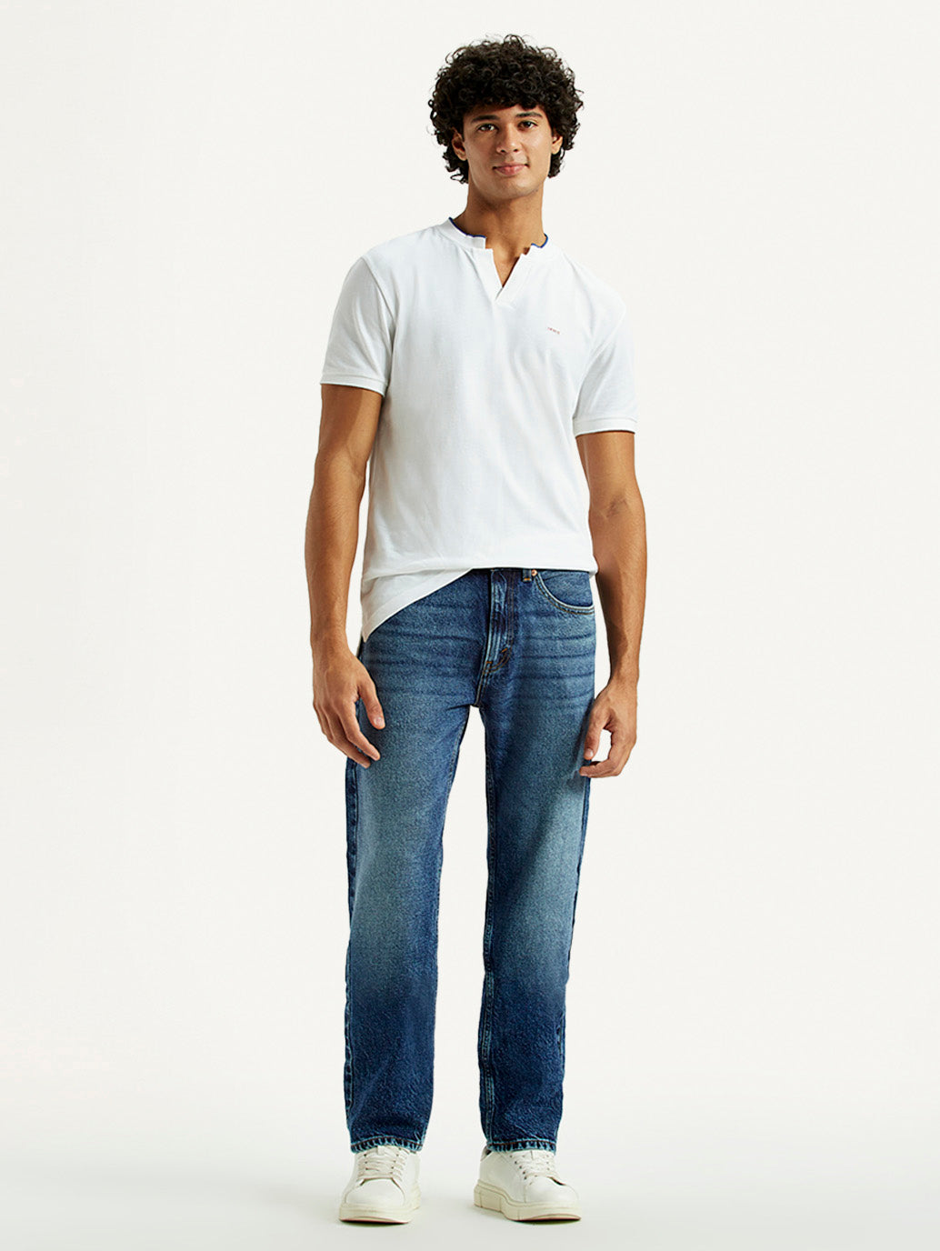 Men's 505 Indigo Straight Fit Mid Rise Jeans
