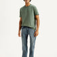 Men's 505 Dark Indigo Straight Fit Mid Rise Jeans - Styleshot View